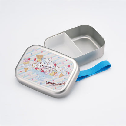 Skater Kids Lunch Box Aluminum 370ml with Lunch Belt Made in Japan