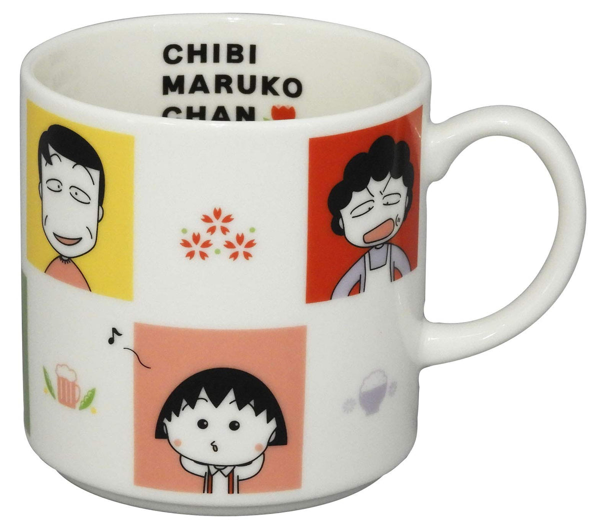 Yamaka Shoten Chibi Maruko-chan Mug with Window Design
