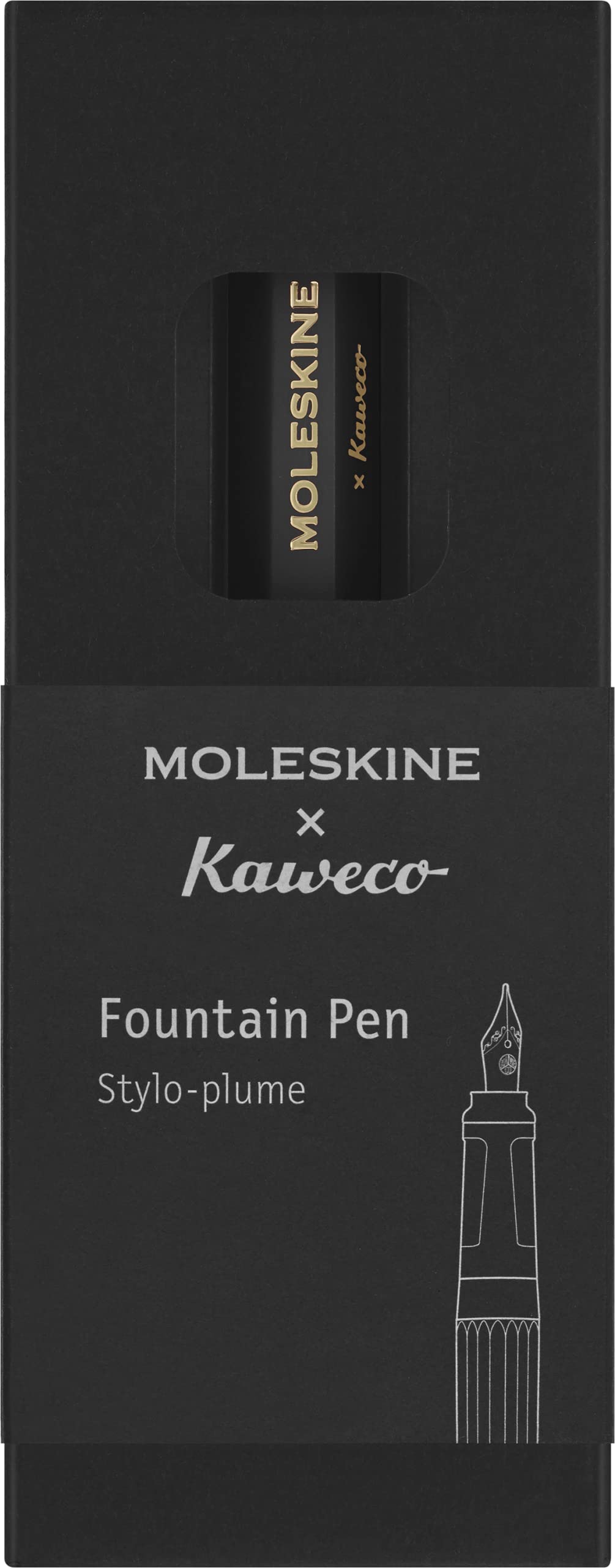 Moleskine Fountain Pen with Kaweco Fine Nib for Smooth Writing