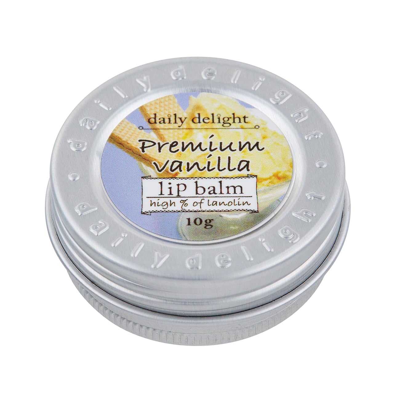 daily delight Lip Balm Premium Vanilla 10g Moisturizing Formula