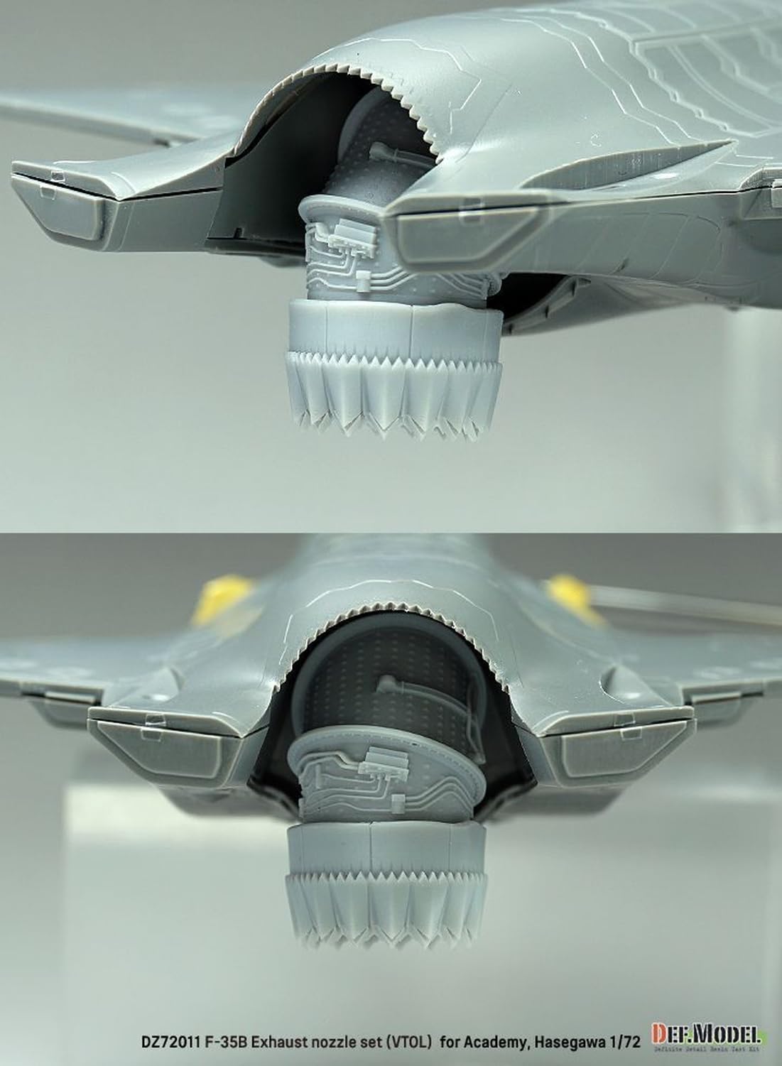 DEF.MODEL 1/72 F-35B Lightning II Engine Nozzle Set for Academy and Hasegawa Kits