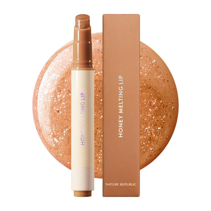 NATURE REPUBLIC Honey Melting Lip Glossy Glitter Lip 14 Maple Glitter
