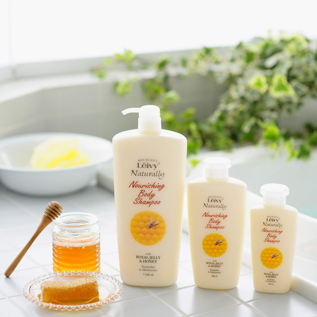 Leivy Body Shampoo with Royal Jelly and Honey 1150ml