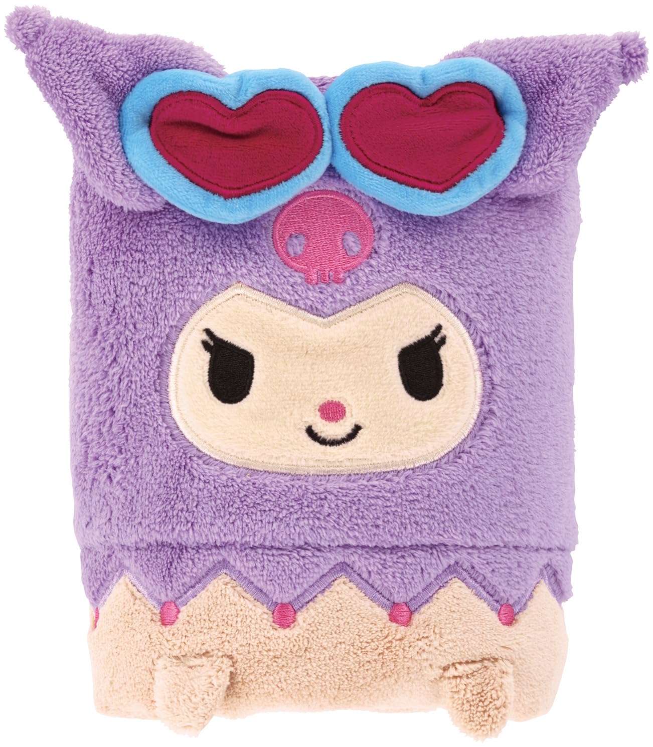 Skater Hair Drying Towel 40x100cm Quick-Dry Sanrio Kuromi Design