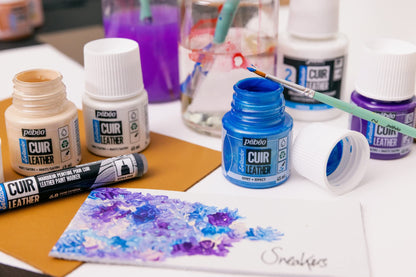 Pebeo Leather Paint Water-Based Acrylic Marker for Customization 20ml