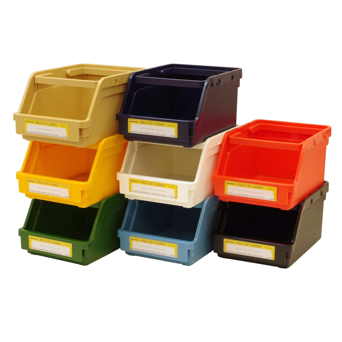 HIGHTIDE Penco Pile Up Caddy Orange for Organizing Essentials