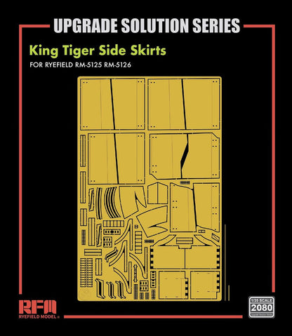 Rye Field Model 1/35 King Tiger Side Skirt Upgrade Parts Set