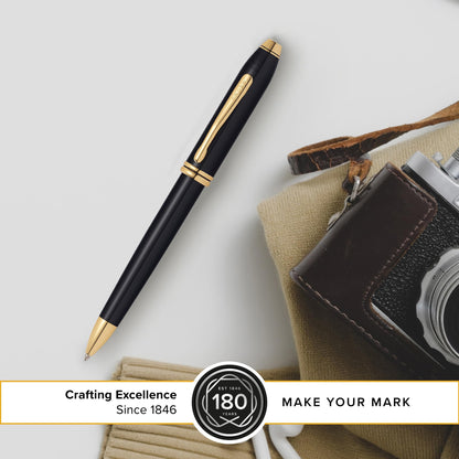 Cross Townsend Black Lacquer Ballpoint Pen