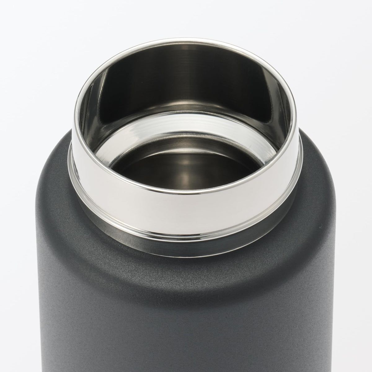 MUJI Vacuum Insulated Bottle with Handle 750mL Black