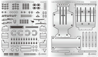 PLATZ 1/24 Porsche 911 Carrera 3.2 4x4 Detail Up Parts