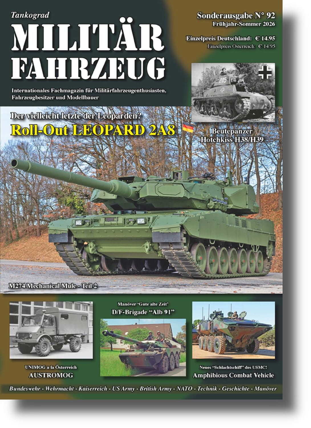 Tankograd Military Model Reference Book MFZ-No.92