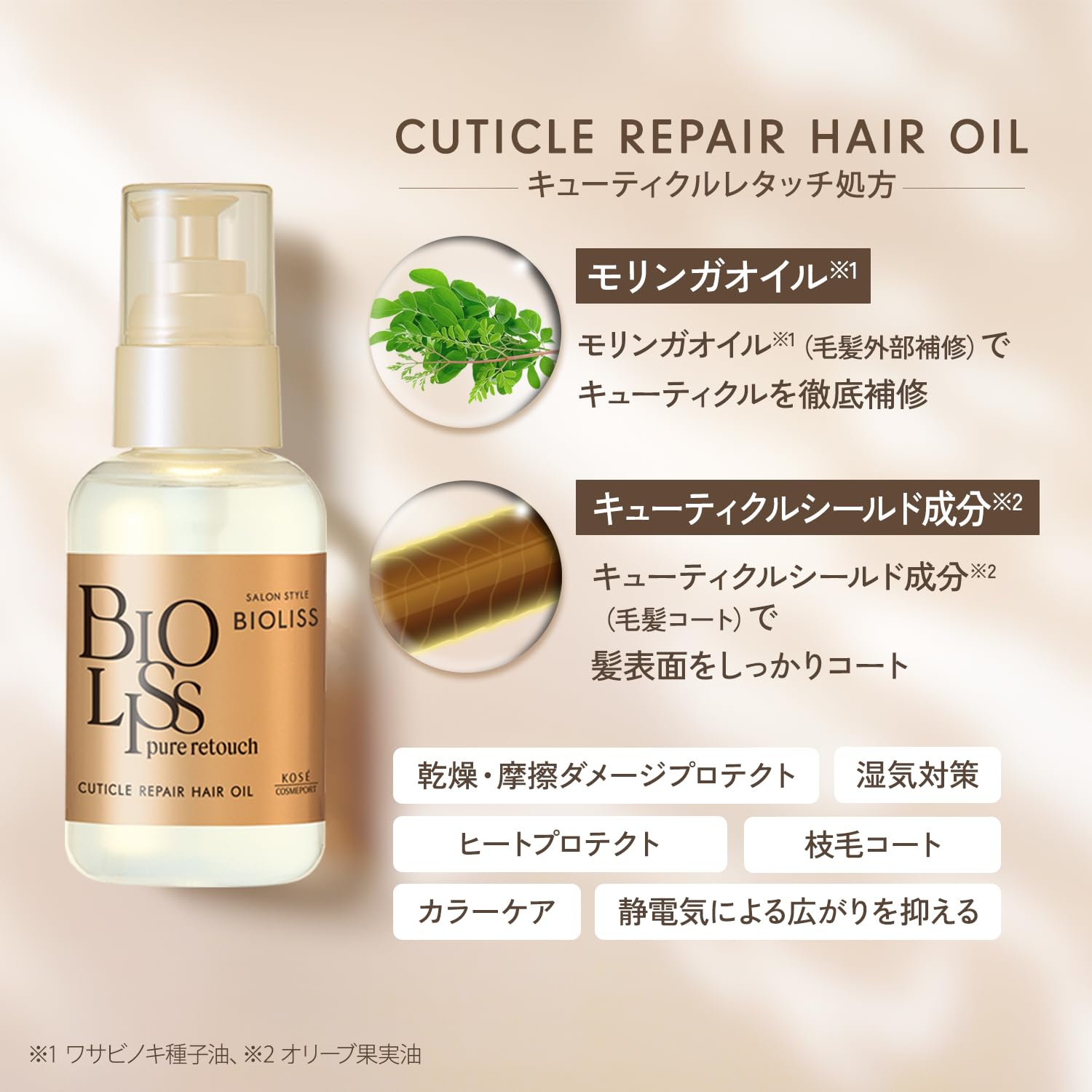 SALON STYLE Cuticle Repair Hair Oil Leave-In Treatment 100ml