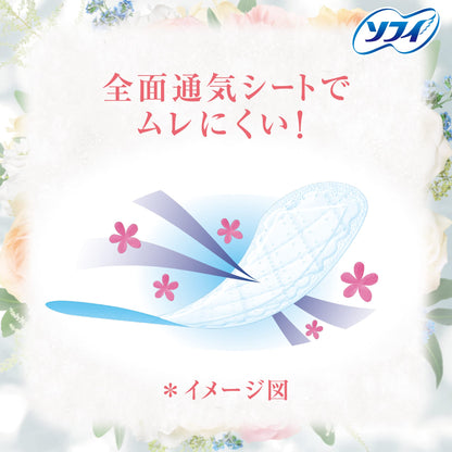 Unicharm Kiyora White Floral Scented Pads 72 Count