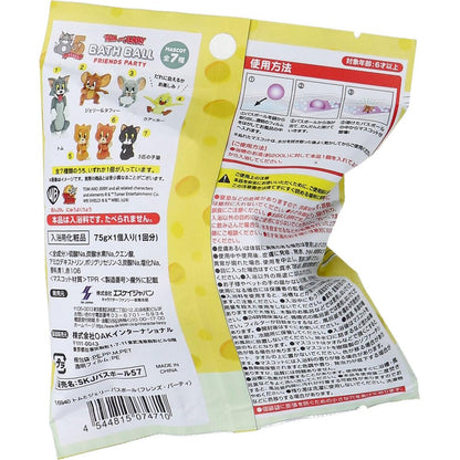 SK Japan Tom and Jerry Bath Ball Flower Scent 75g for Fun Bathing