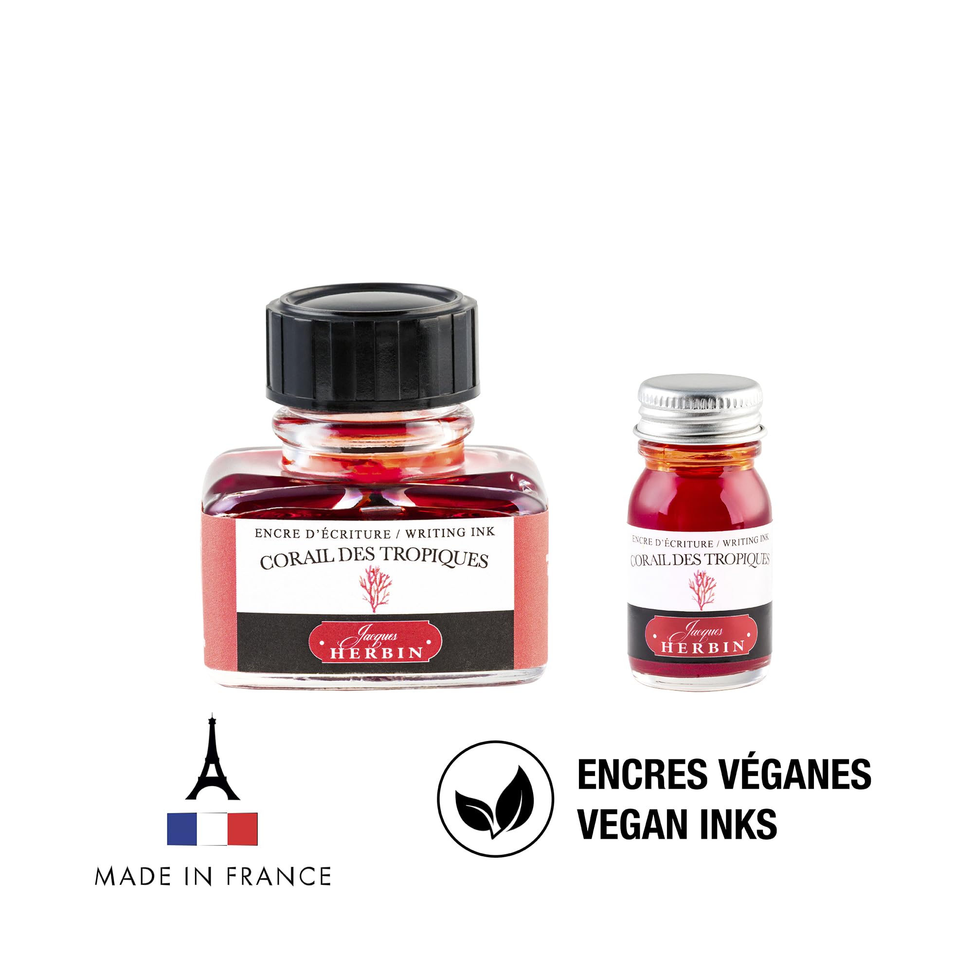 Herbin Traditional Ink 10ml Tropical Coral for Fountain Pens