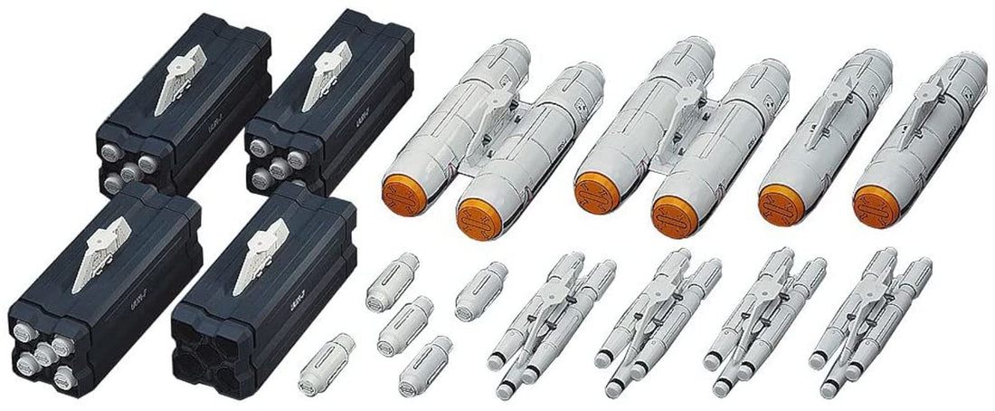 Hasegawa VF-1 Valkyrie Weapon Set 1/48 Scale Model Kit Parts