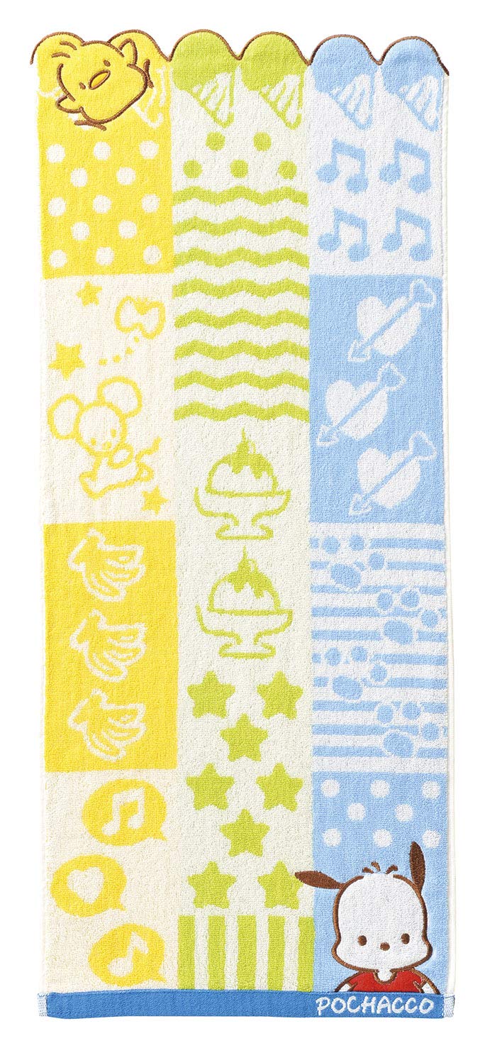 Marushin Face Towel Pochacco 34x80cm Cotton 100%