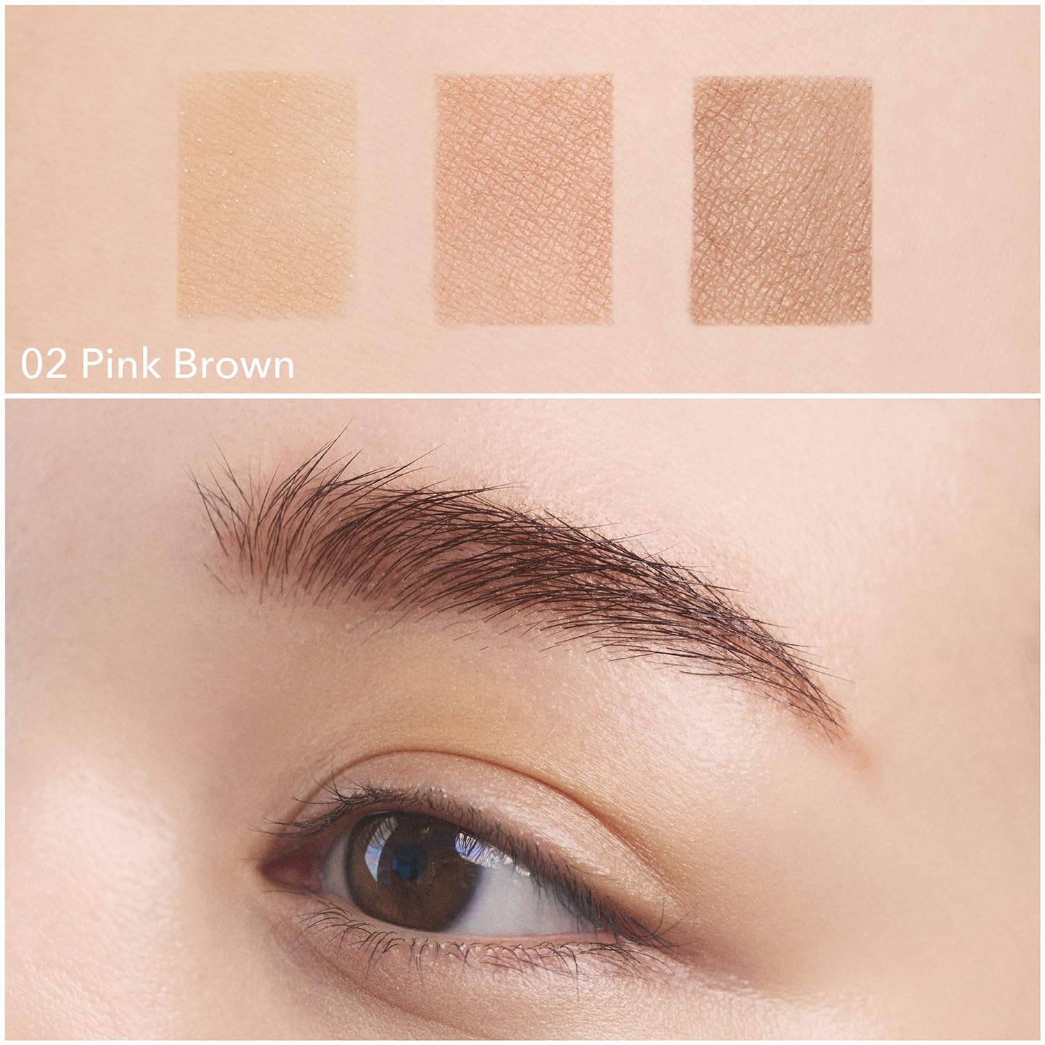 Celvoke Indicate Eyebrow Powder 02 Pink Brown with Brush