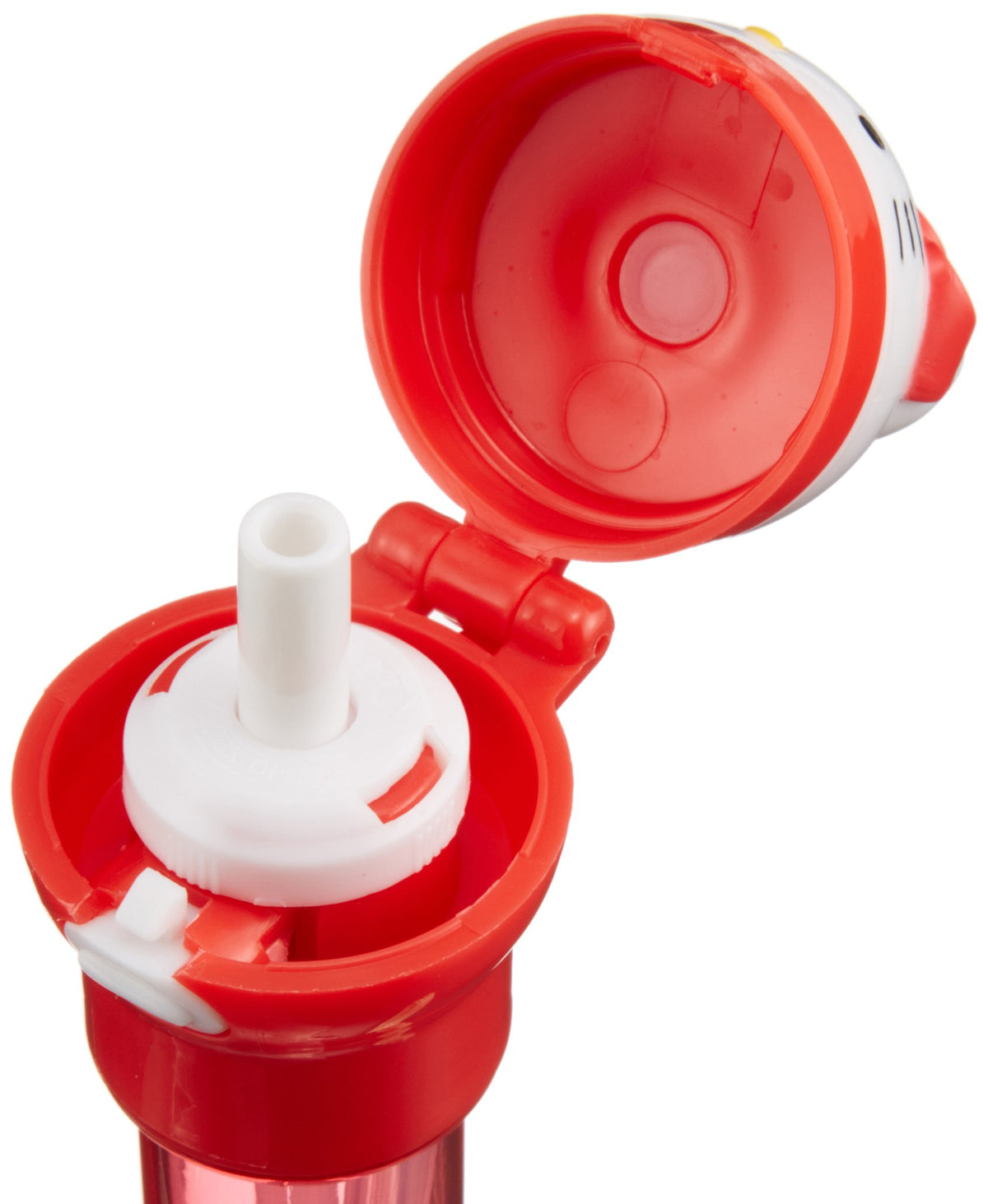 Skater Hello Kitty Pet Bottle Straw Cap for 350ml and 500ml Bottles