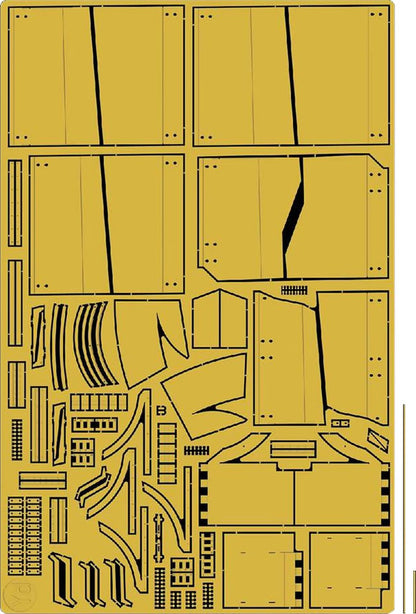 Rye Field Model 1/35 King Tiger Side Skirt Upgrade Parts Set