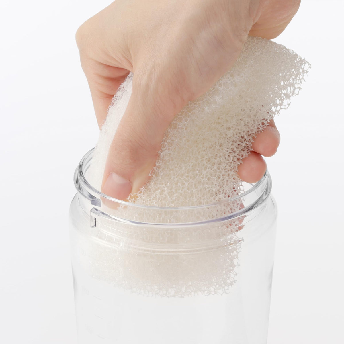 Mujirushiryouhin Easy-Clean Wide Mouth Measuring Bottle 700mL