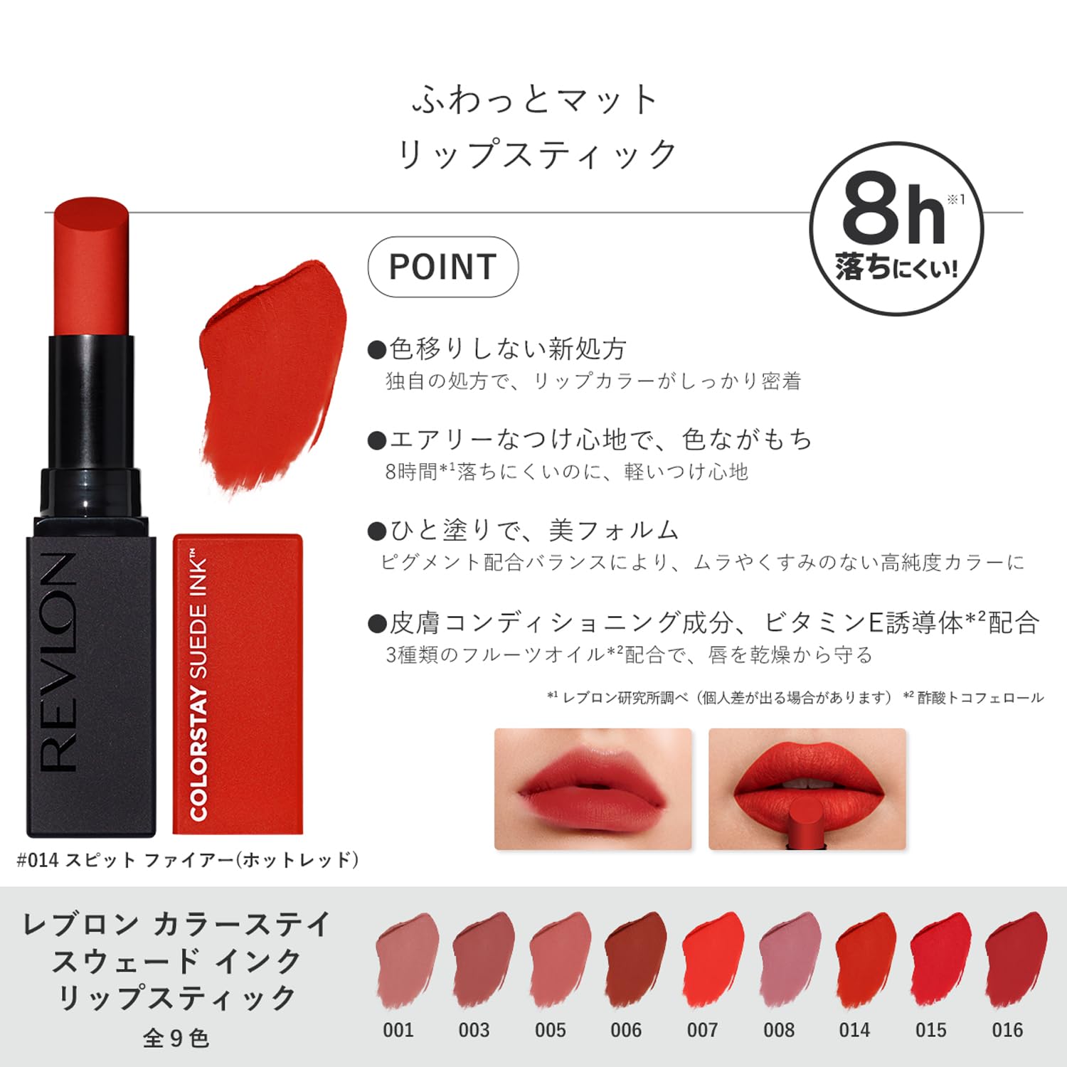 REVLON ColorStay Suede Ink Lipstick Long-lasting Matte Finish 2.55g