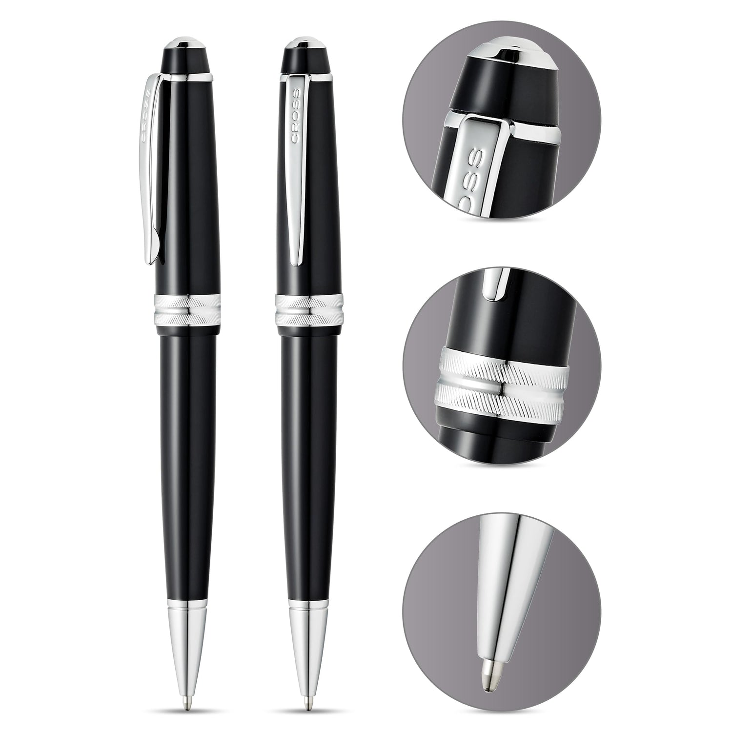 Cross Bailey Light Black Ballpoint Pen for Smooth Writing