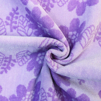 Marushin Moomin Quilted Purple Face Towel Made from Organic Cotton