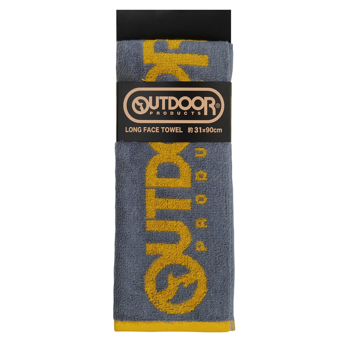 NASTO Long Face Towel 100% Cotton 31x90cm Charcoal Gray
