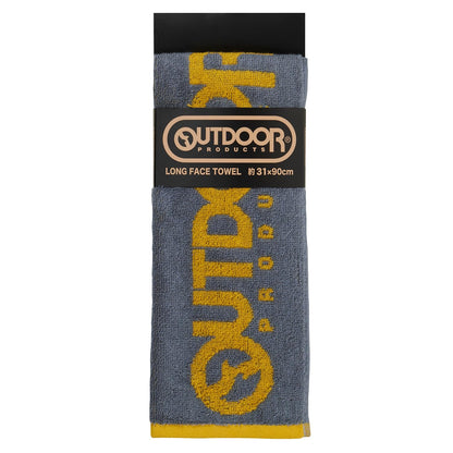 NASTO Long Face Towel 100% Cotton 31x90cm Charcoal Gray