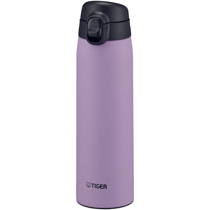 TIGER Stainless Steel Water Bottle 500ml with One-Touch Lid