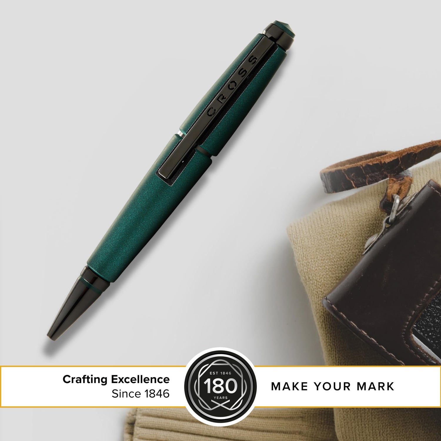 Cross Edge Ballpoint Pen Matte Green Lacquer