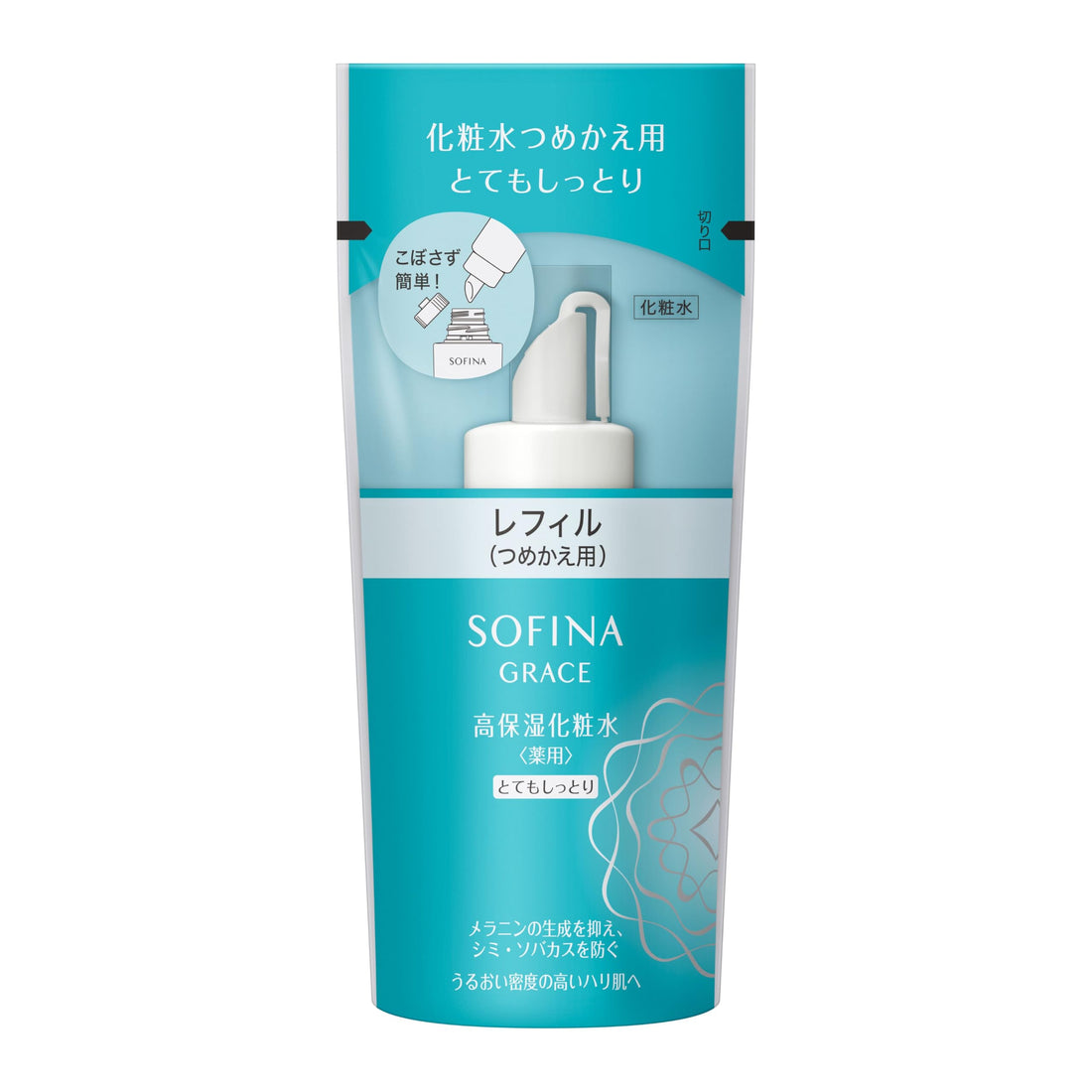 SOFINA Grace High Moisture Lotion Refill for Deep Hydration