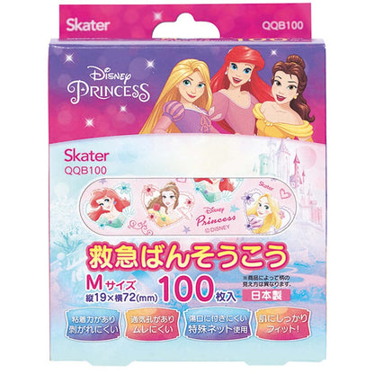 Skater Band-Aids Disney Princess M Size 100 Count