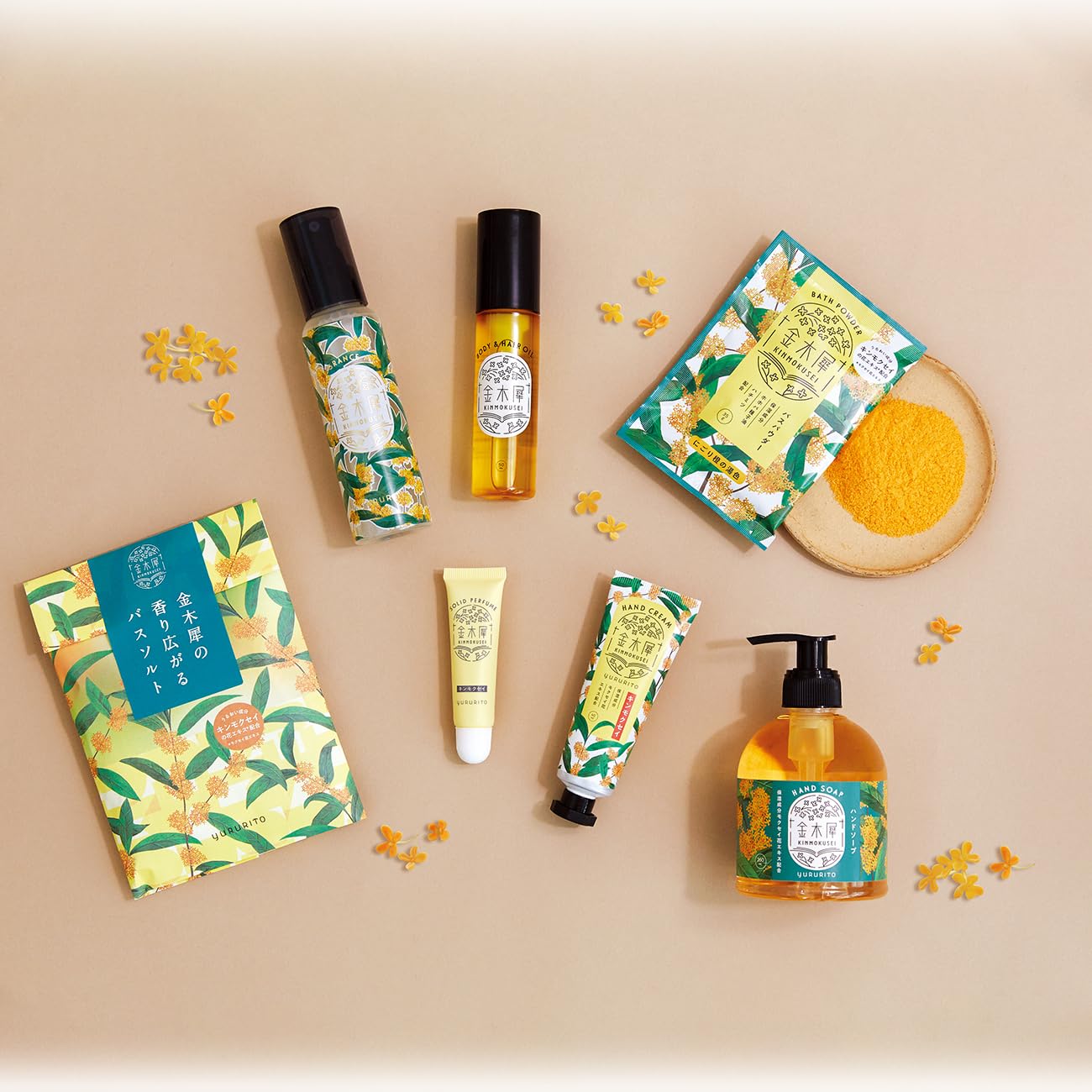 yururito Hand Soap with Osmanthus Fragrance 260ml