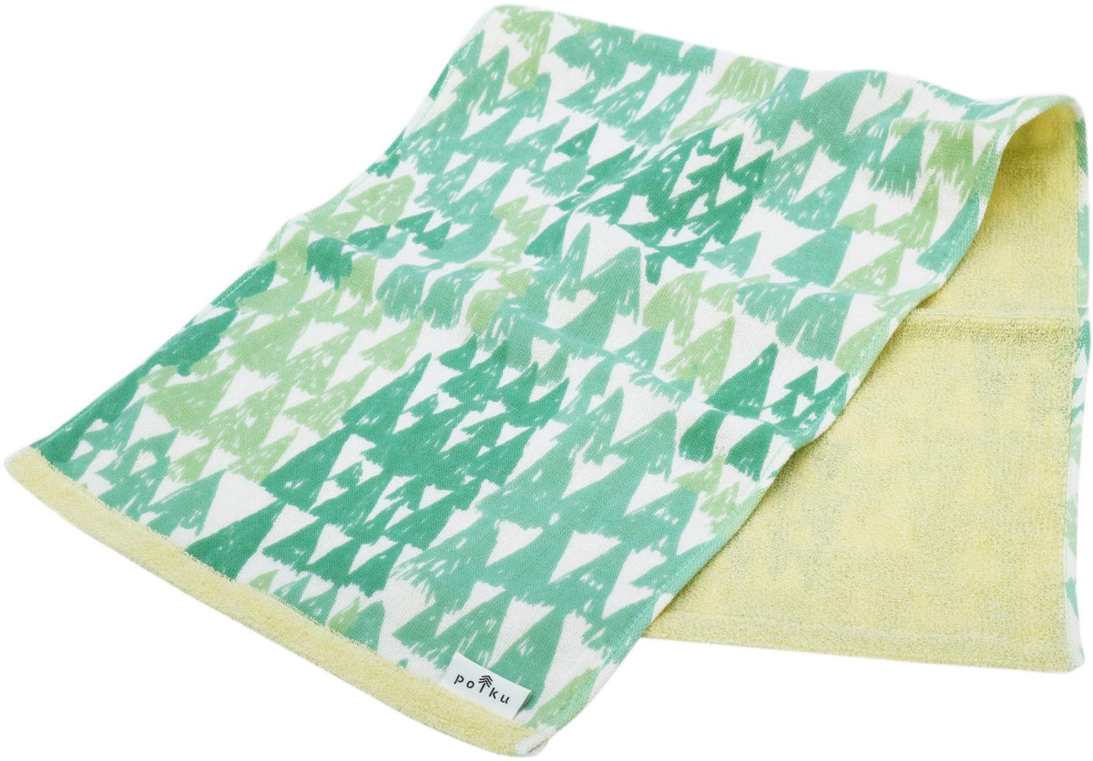 Marushin Face Towel Polku Soft Cotton 100% for Gentle Care