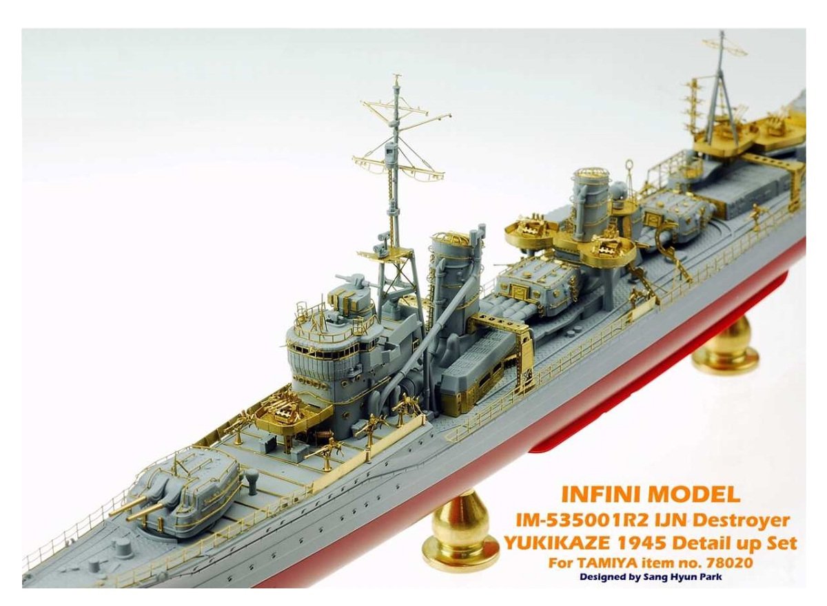 Infini Model 1/350 Scale Detail Parts Set for Japanese Destroyer Yukikaze