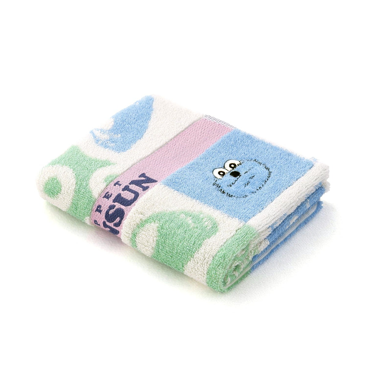 PUPPET SUNSUN Face Towel Blue 34x80cm for Daily Use