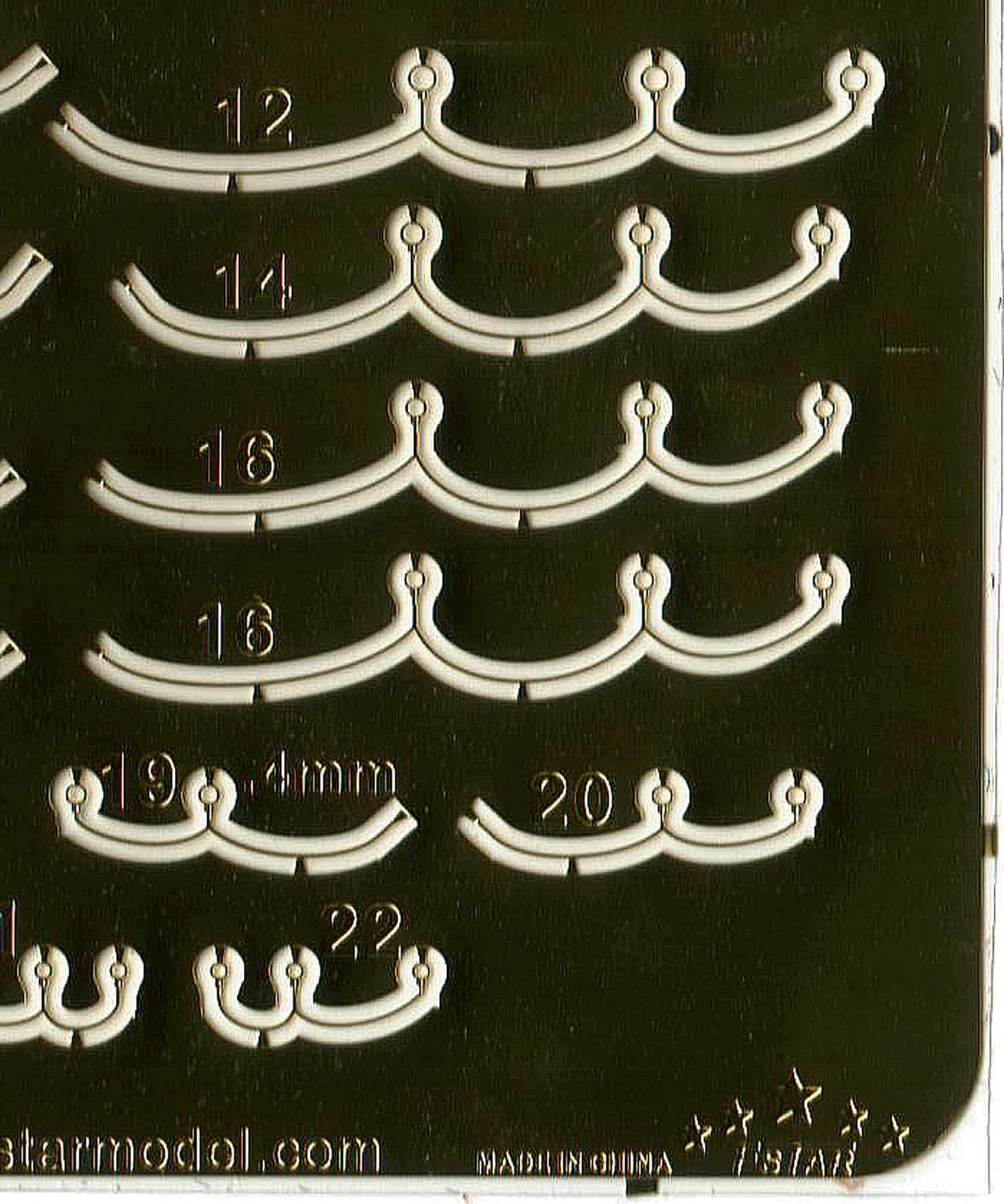 Five Star Model 1/350 Etched Footrope Parts for Ship Models