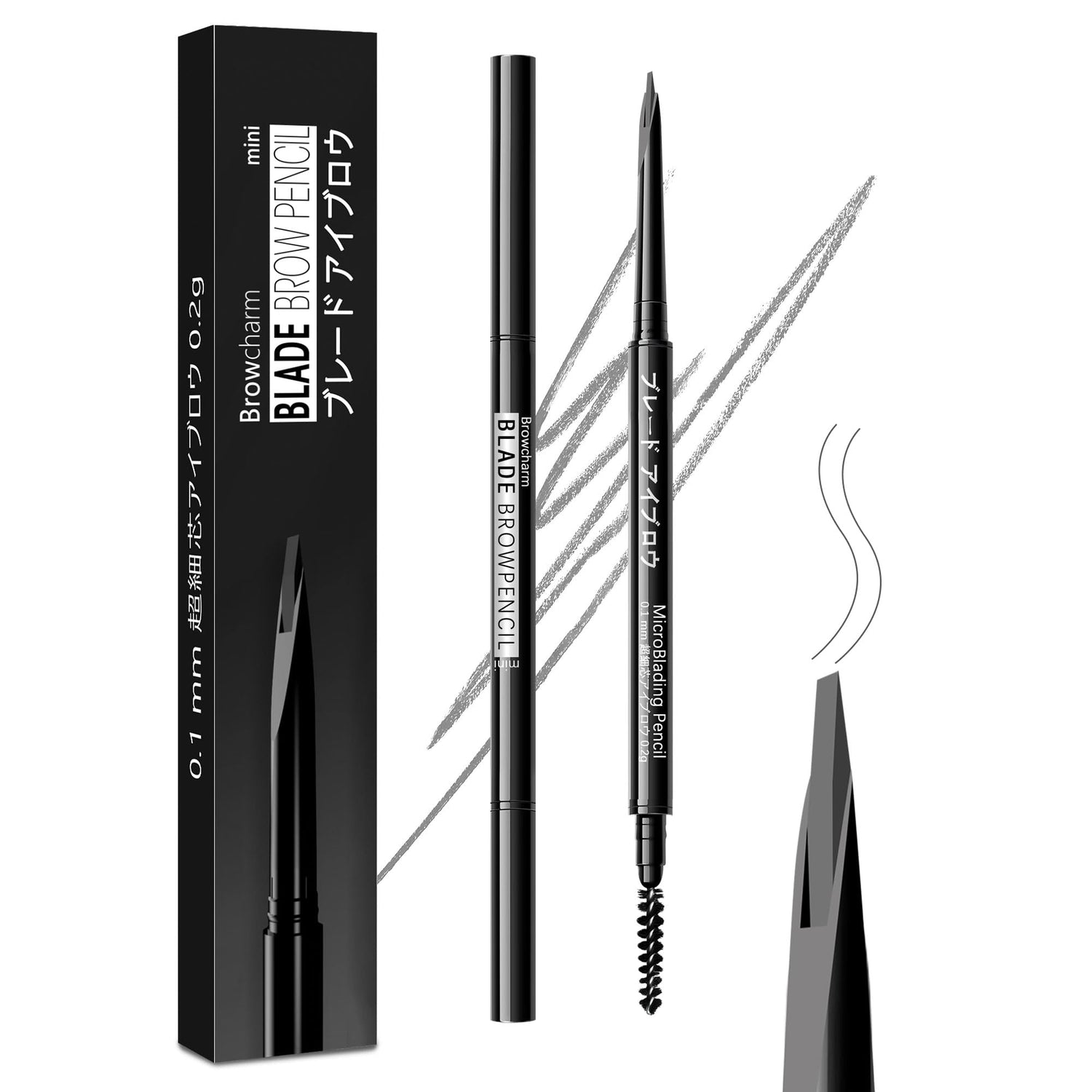 Maksure Eyebrow Pencil Ultra-Fine 0.1mm Waterproof Natural Finish