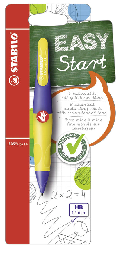 STABILO Easy Ergo Mechanical Pencil 1.4mm Right-Handed Yellow