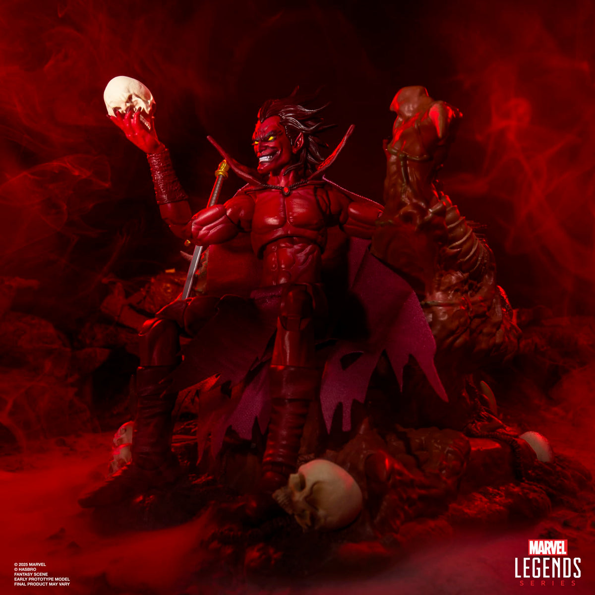Marvel 15cm Deluxe Mephisto Action Figure with Throne