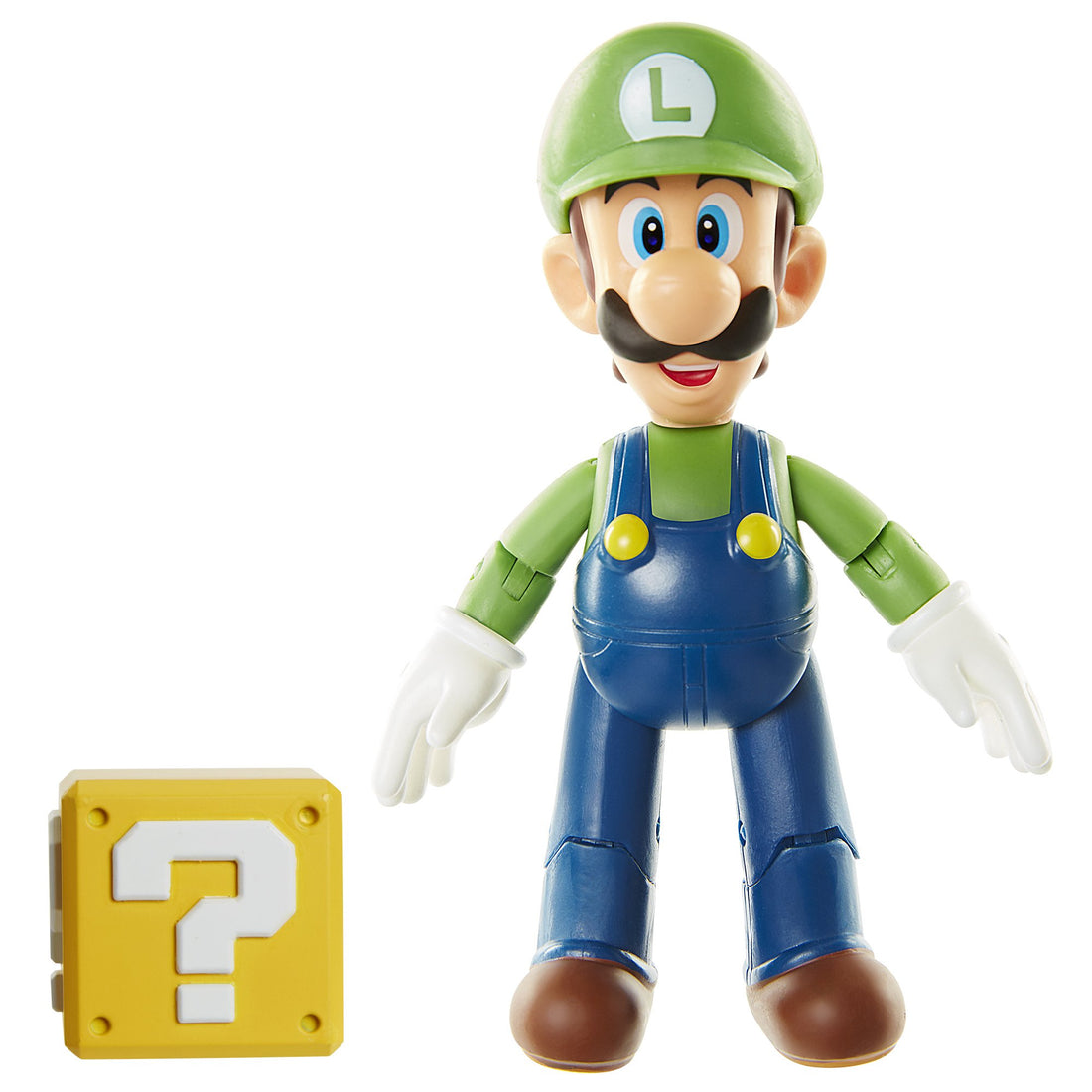 Sanei Super Mario Figure Collection Plus Luigi with Mystery Block