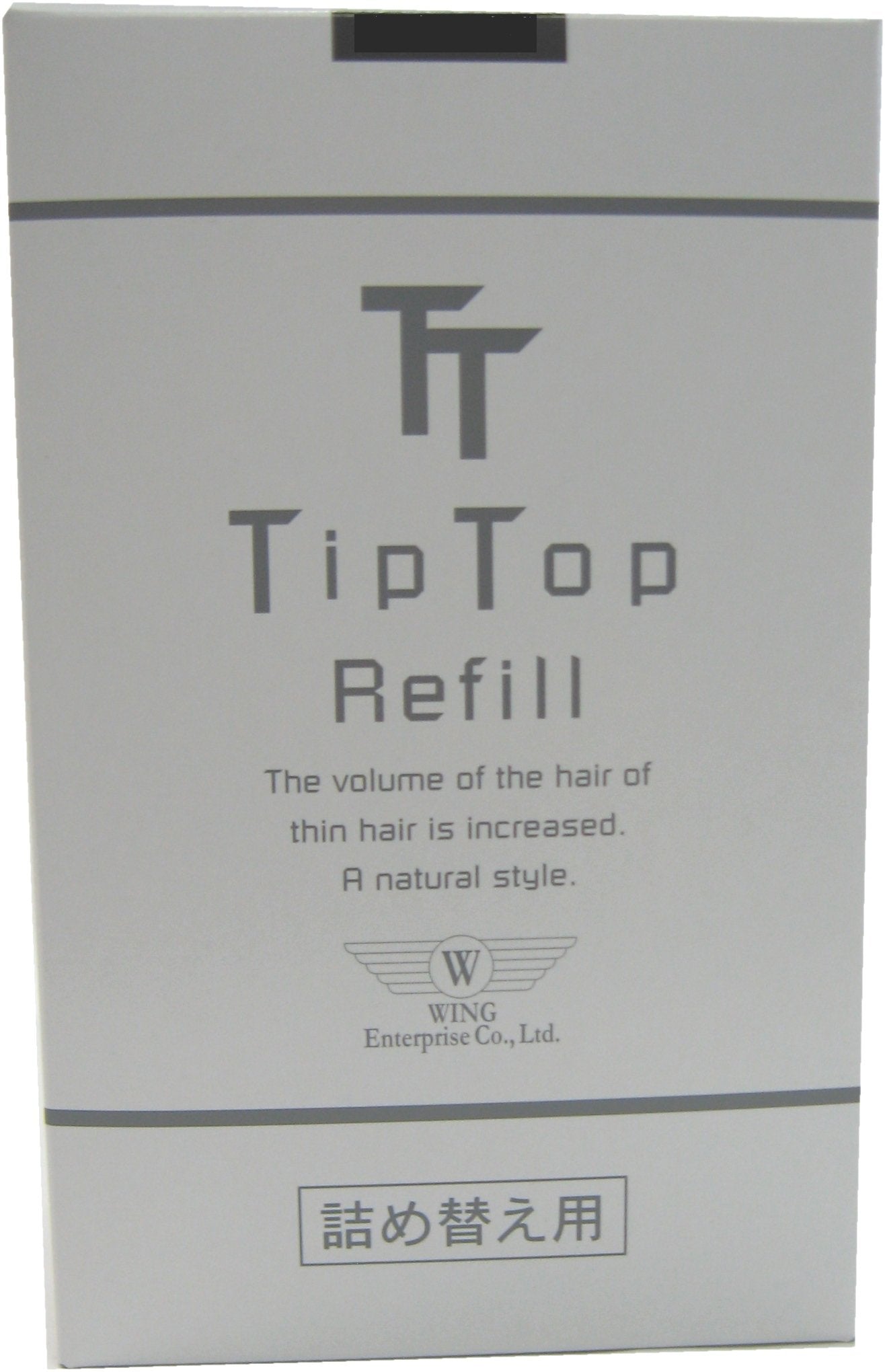 Wing Enterprise Tip Top No.9 Natural Black 80g Refill for Japanese Skincare