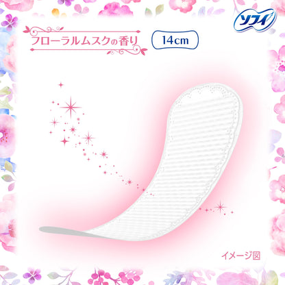 Sofy Panty Liners Floral Musk Scent 14cm 108 Count Pack