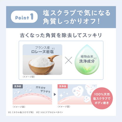 Estheny Salty Scrub Enrich Moist Body Scrub 200g
