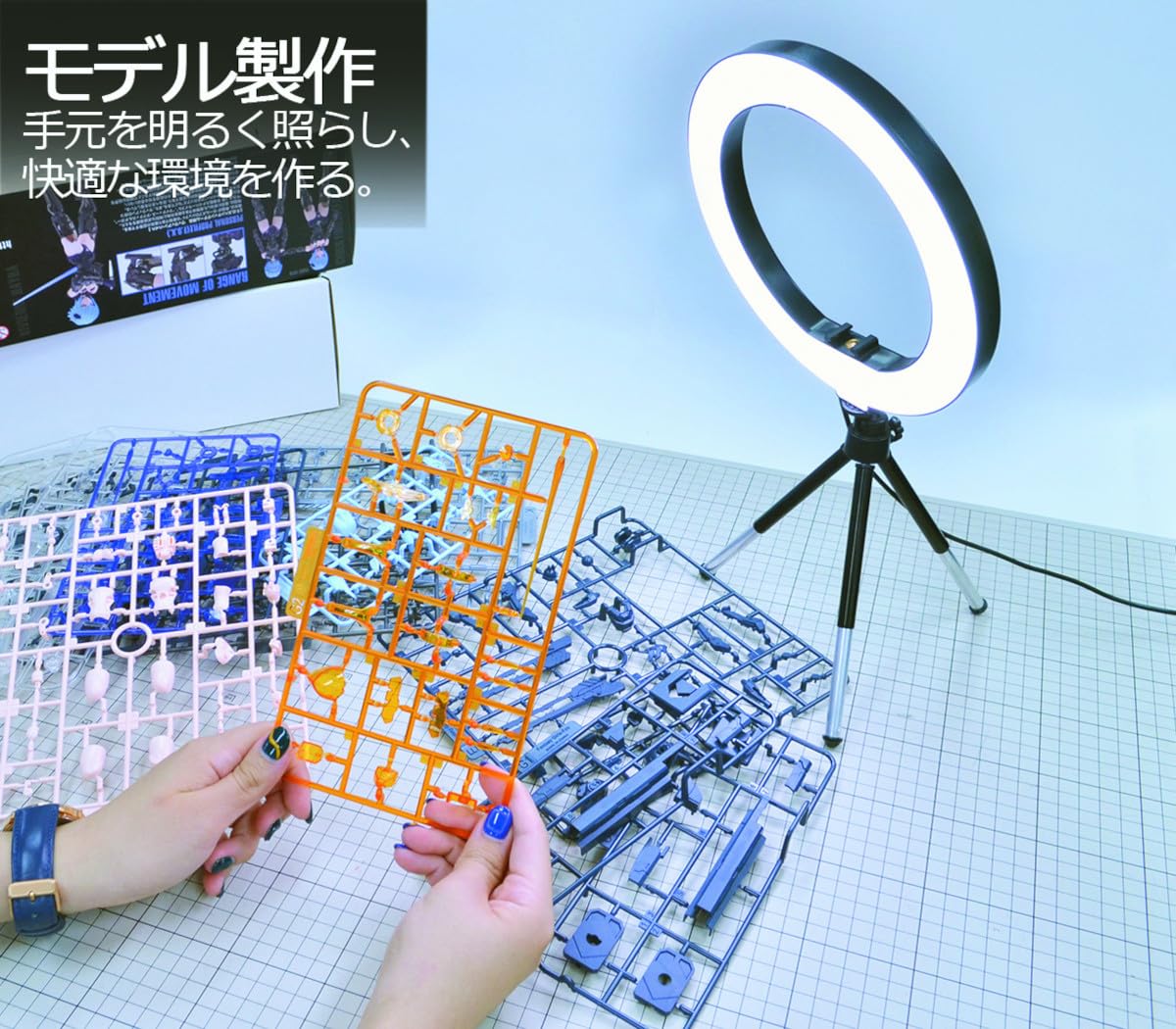 DOYUSHA Hobby LED Ring Light Msize for Model Kits and Collectibles