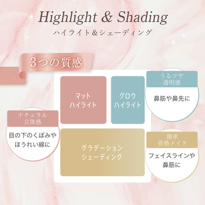 MilleFée Contour Palette for Natural Definition and Highlighting