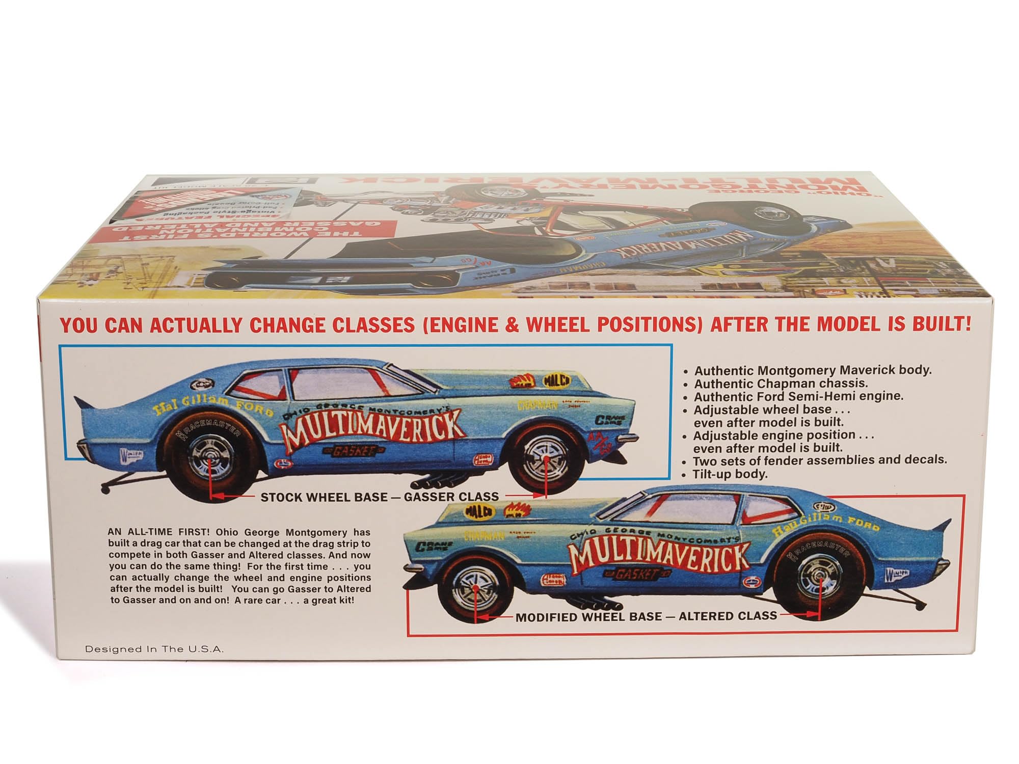 MPC 1/25 Ohio George Montgomery Multi Maverick Fun Car Model Kit