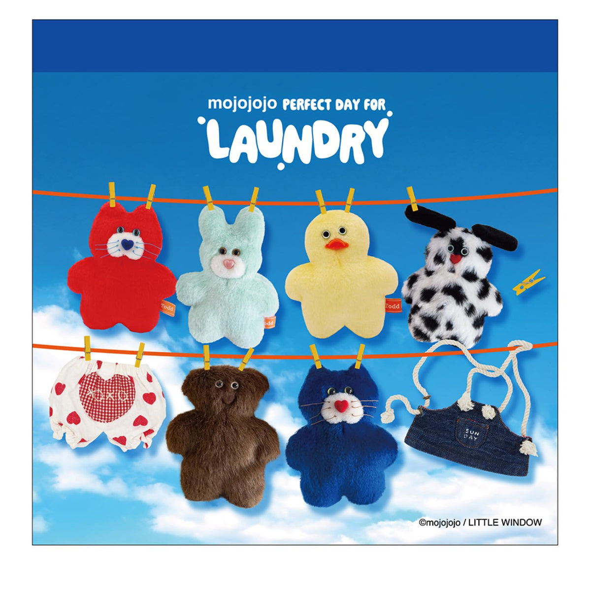 mojojojo Square Memo Laundry for Ages 6 and Up